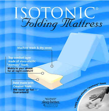 Isotonic portable bed